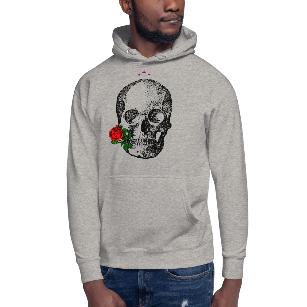 Romance 4Ever | Black On Grey Hoodie