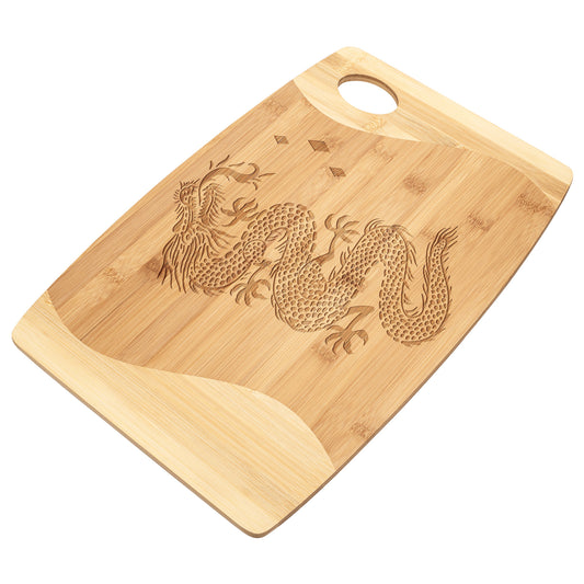 Dragon | Etched On Bamboo Cutting Board