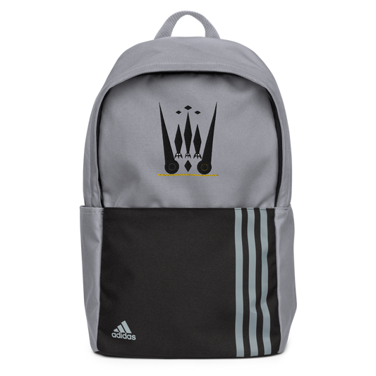 Purple Rich Apparel | Black on Grey Adidas Backpack