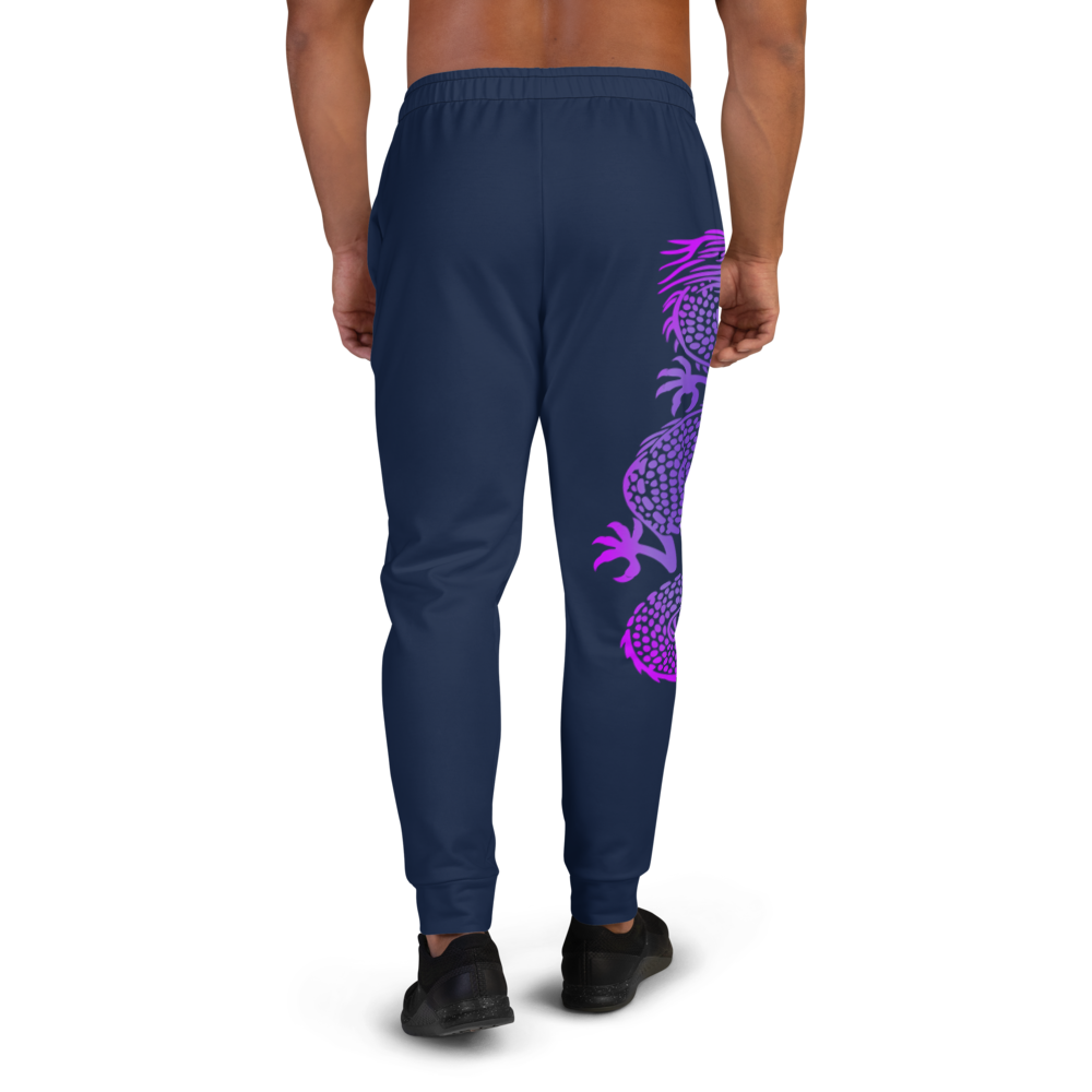 Dragon | Colors On Navy Joggers