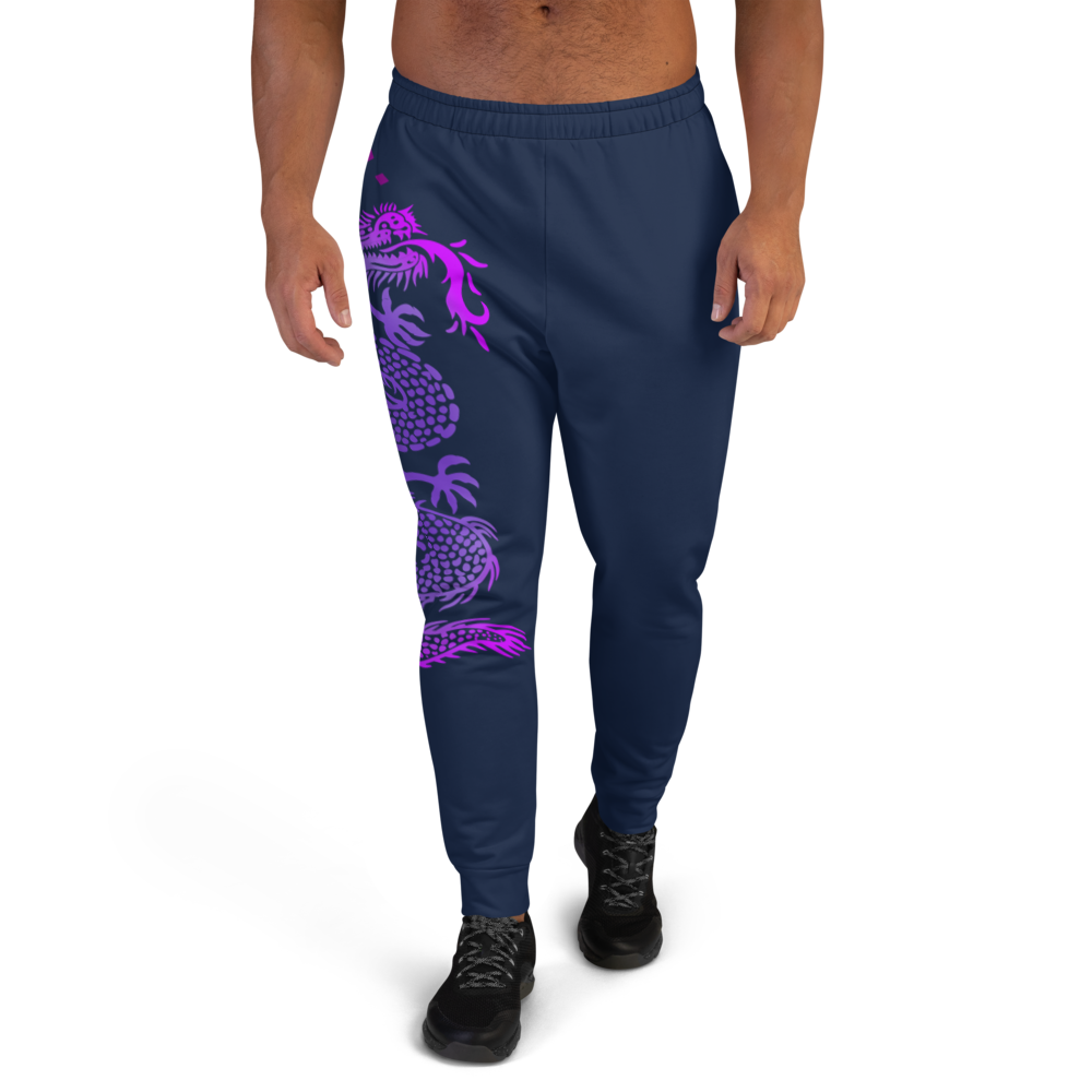 Dragon | Colors On Navy Joggers