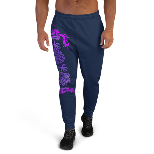 Dragon | Colors On Navy Joggers