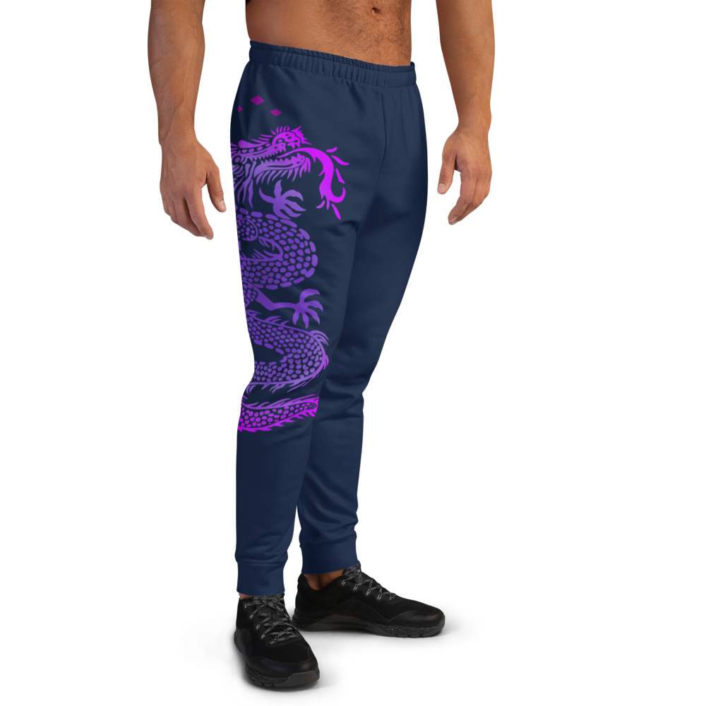 Dragon | Colors On Navy Joggers