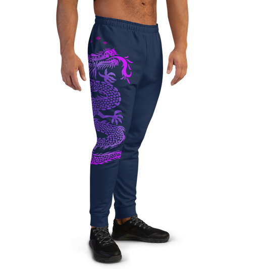 Dragon | Colors On Navy Joggers