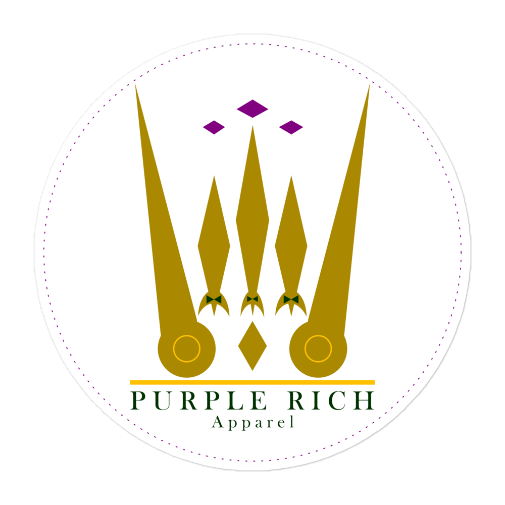 Purple Rich Apparel | Stamp Sticker