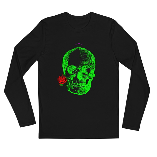 Romance 4Ever | Green On Black Long Sleeve