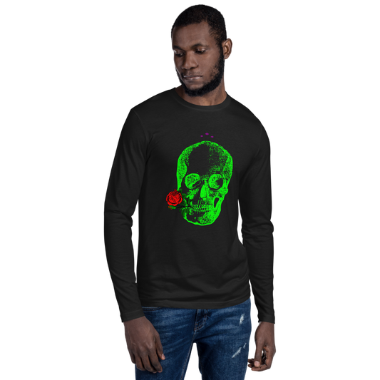 Romance 4Ever | Green On Black Long Sleeve