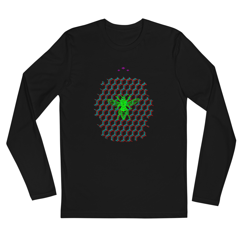 Hive | Green On Black Long Sleeve