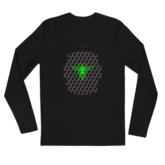 Hive | Green On Black Long Sleeve