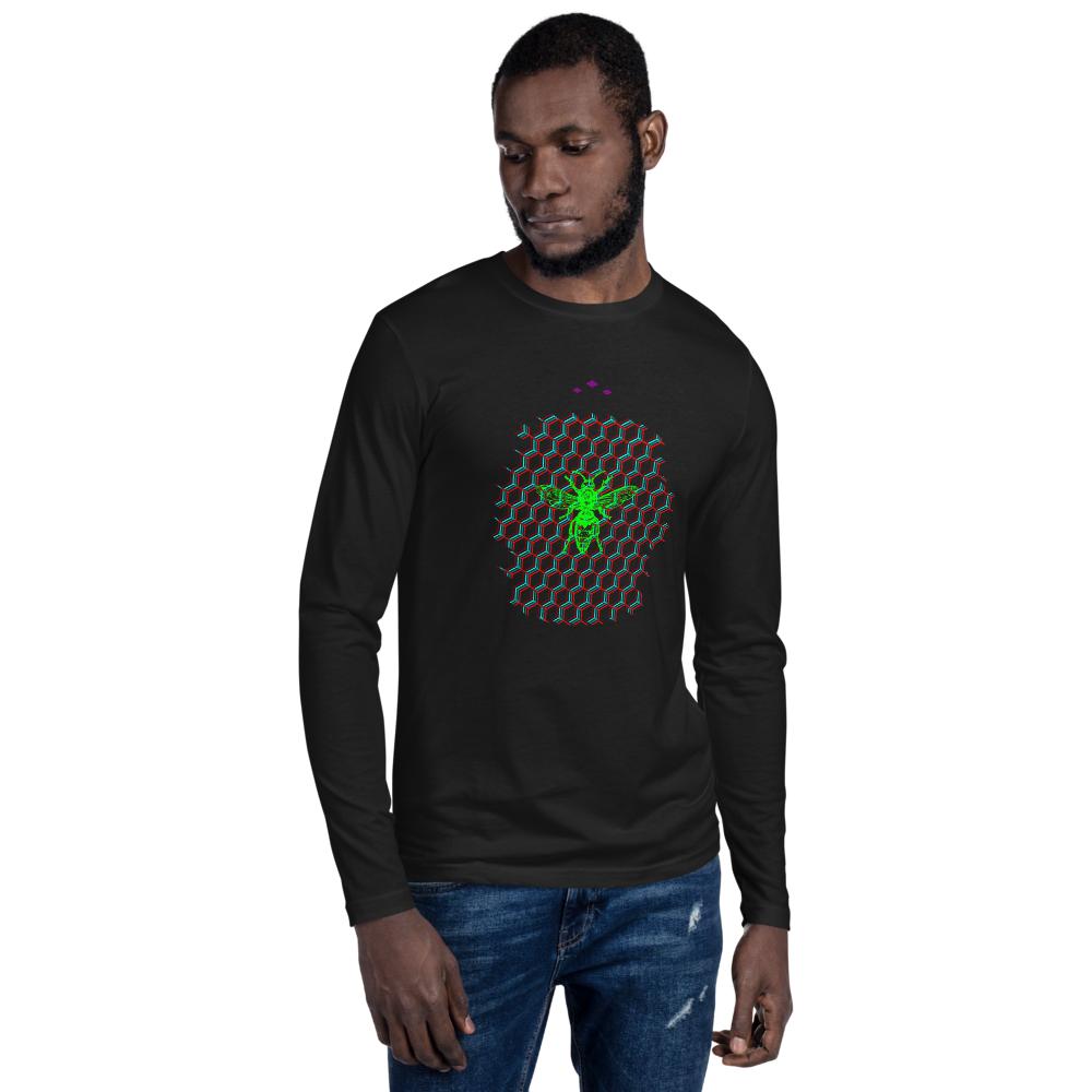 Hive | Green On Black Long Sleeve