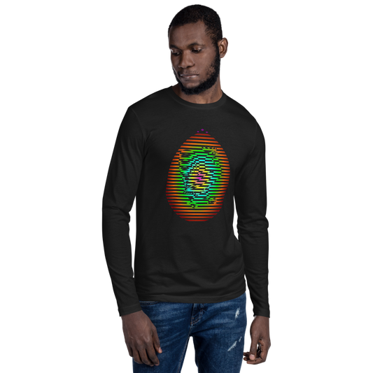 Rooster | Colors On Black Long Sleeve