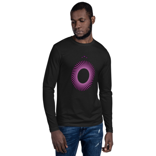 Pink A Hole | Pink On Black Long Sleeve