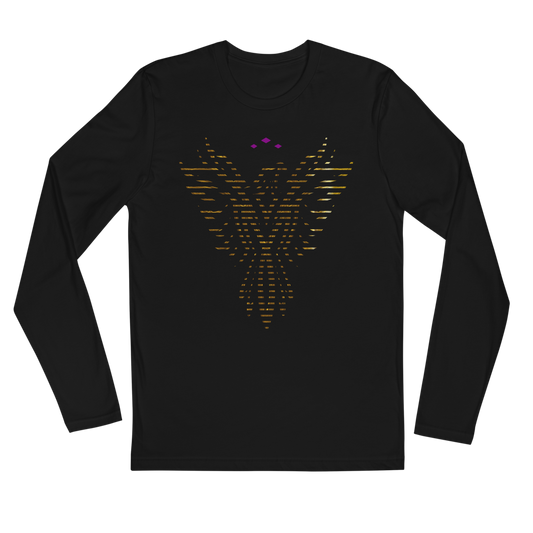 Phoenix Rise | Gold On Black Long Sleeve