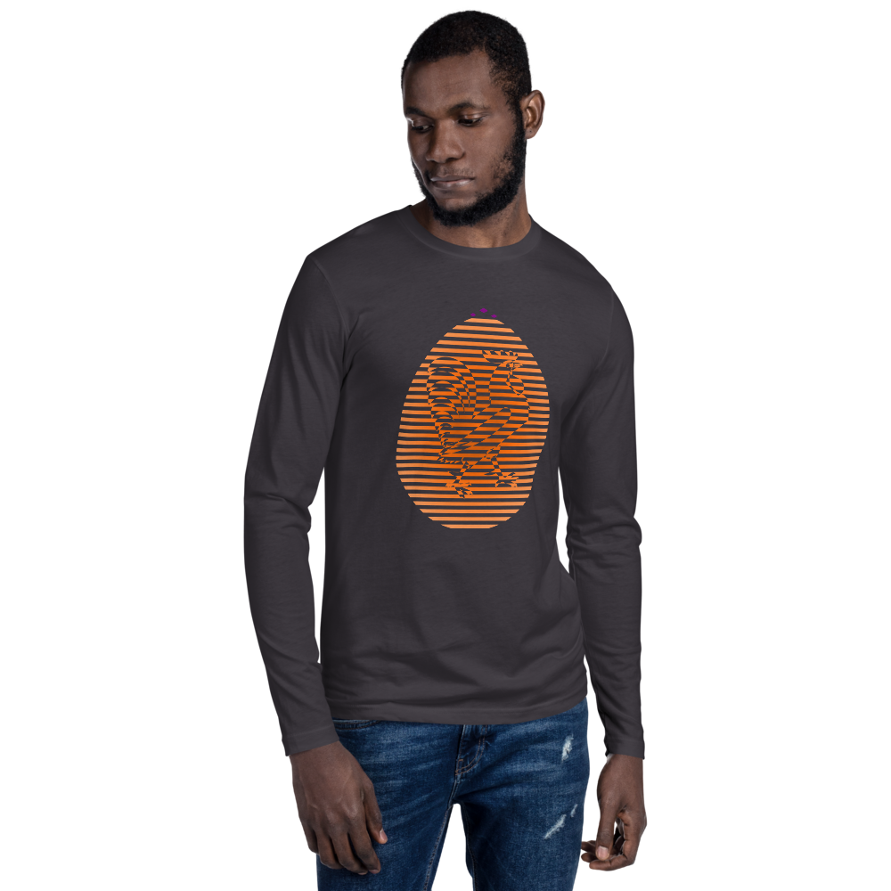 Rooster | Copper On Metal Long Sleeve