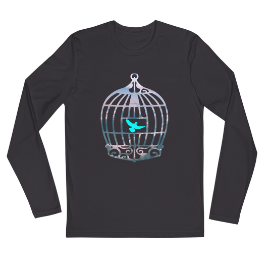 Uncaged | Blue On Metal Long Sleeve