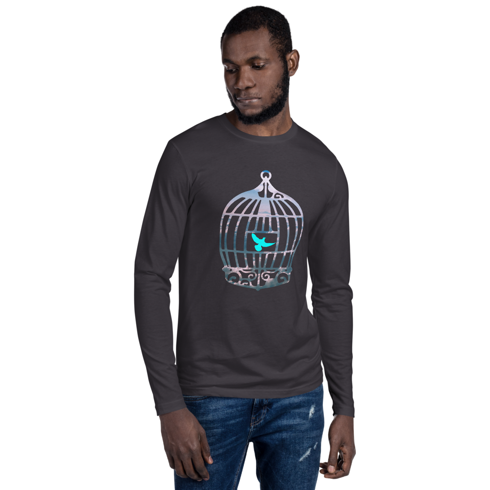 Uncaged | Blue On Metal Long Sleeve