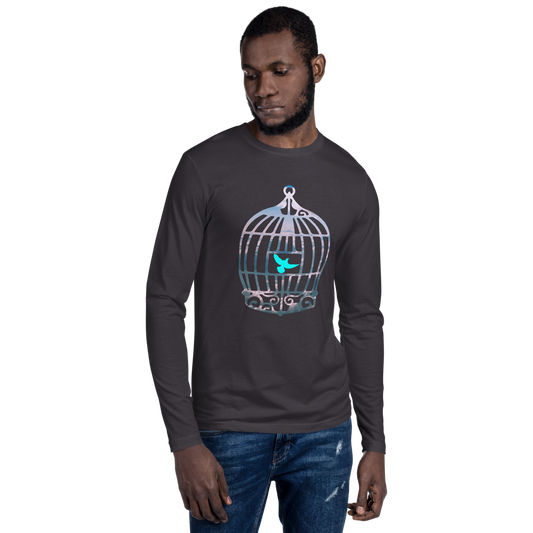 Uncaged | Blue On Metal Long Sleeve