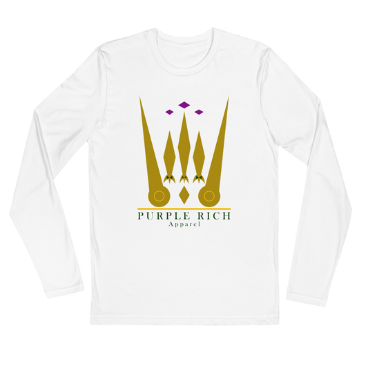 Purple Rich Apparel | Colors On White Long Sleeve