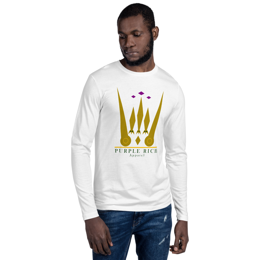 Purple Rich Apparel | Colors On White Long Sleeve