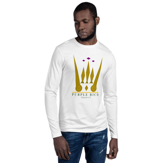 Purple Rich Apparel | Colors On White Long Sleeve