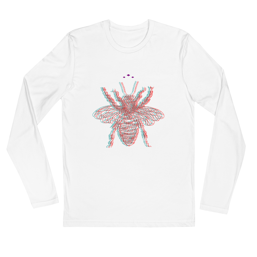 Buzzed Bee | Colors On White Long Sleeve