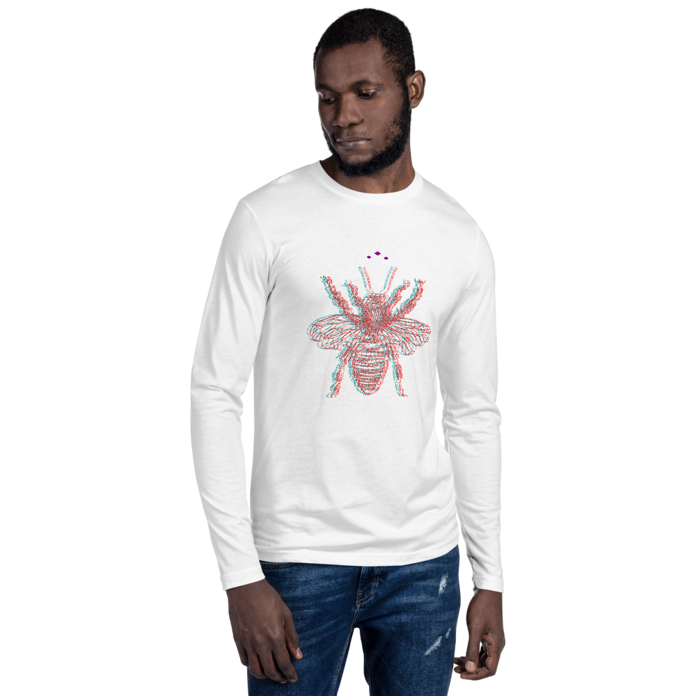 Buzzed Bee | Colors On White Long Sleeve