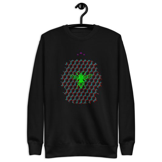 Hive | Green On Black Sweatshirt