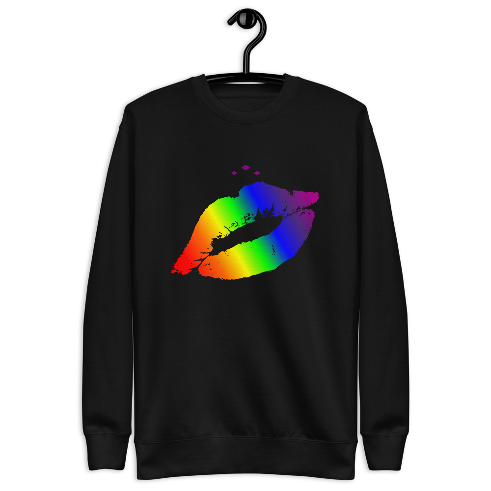 Kiss Me | All You Want On Black Sweatshirt