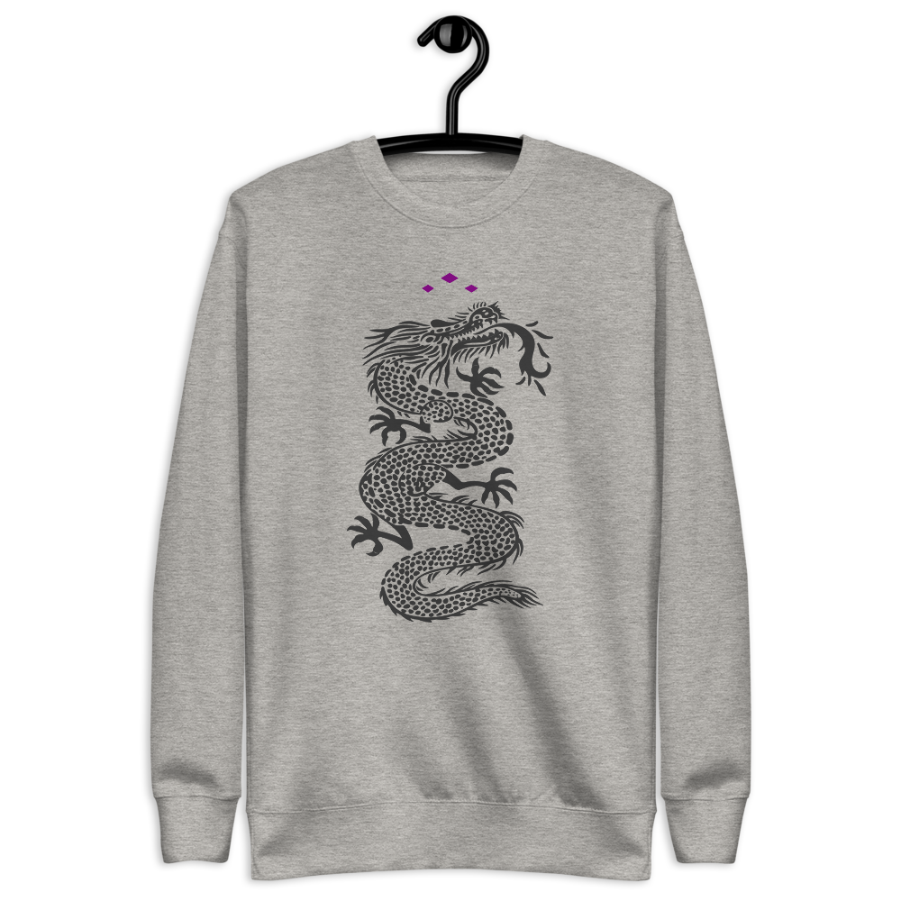 Dragon | Grey On Grey Sweatshirt