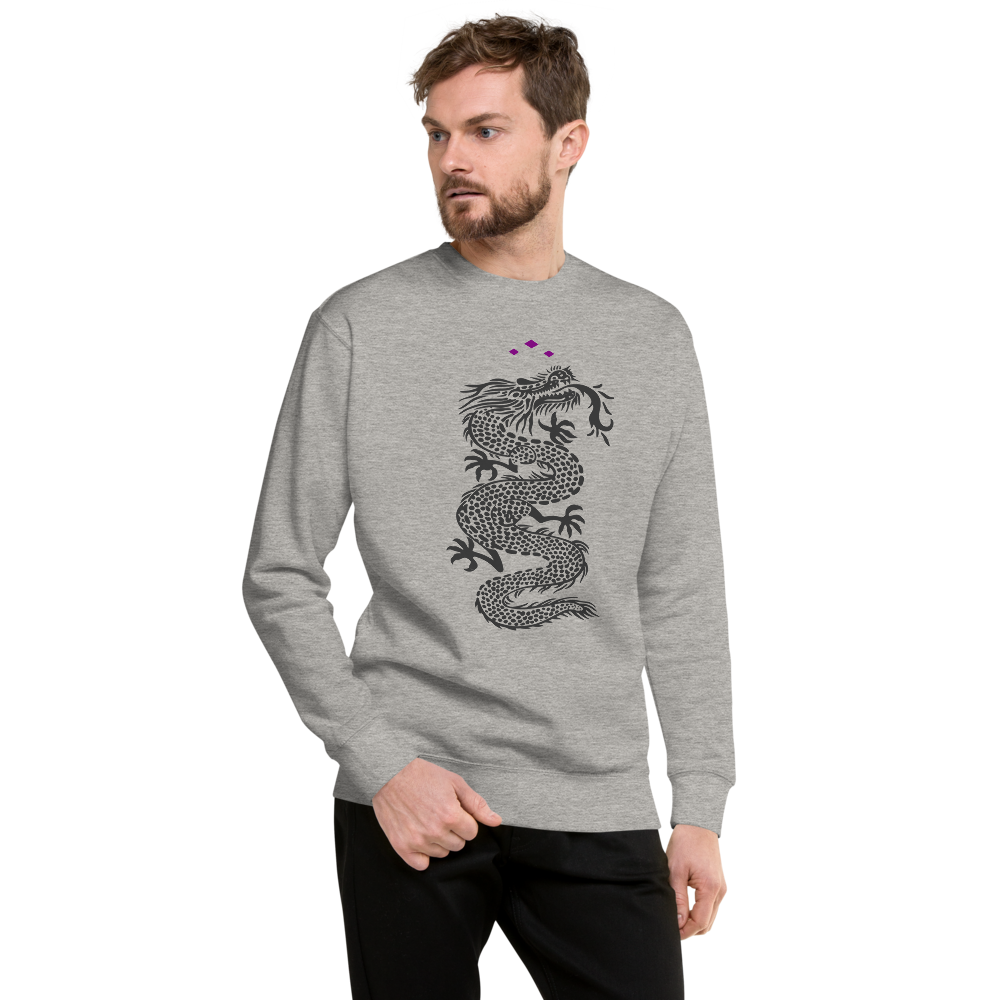 Dragon | Grey On Grey Sweatshirt