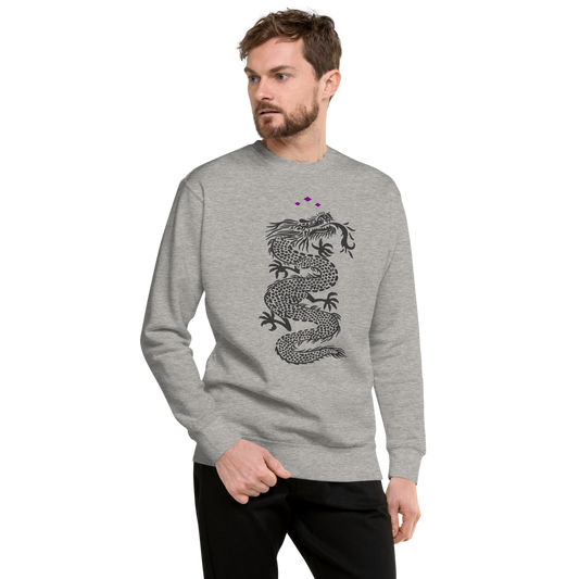 Dragon | Grey On Grey Sweatshirt