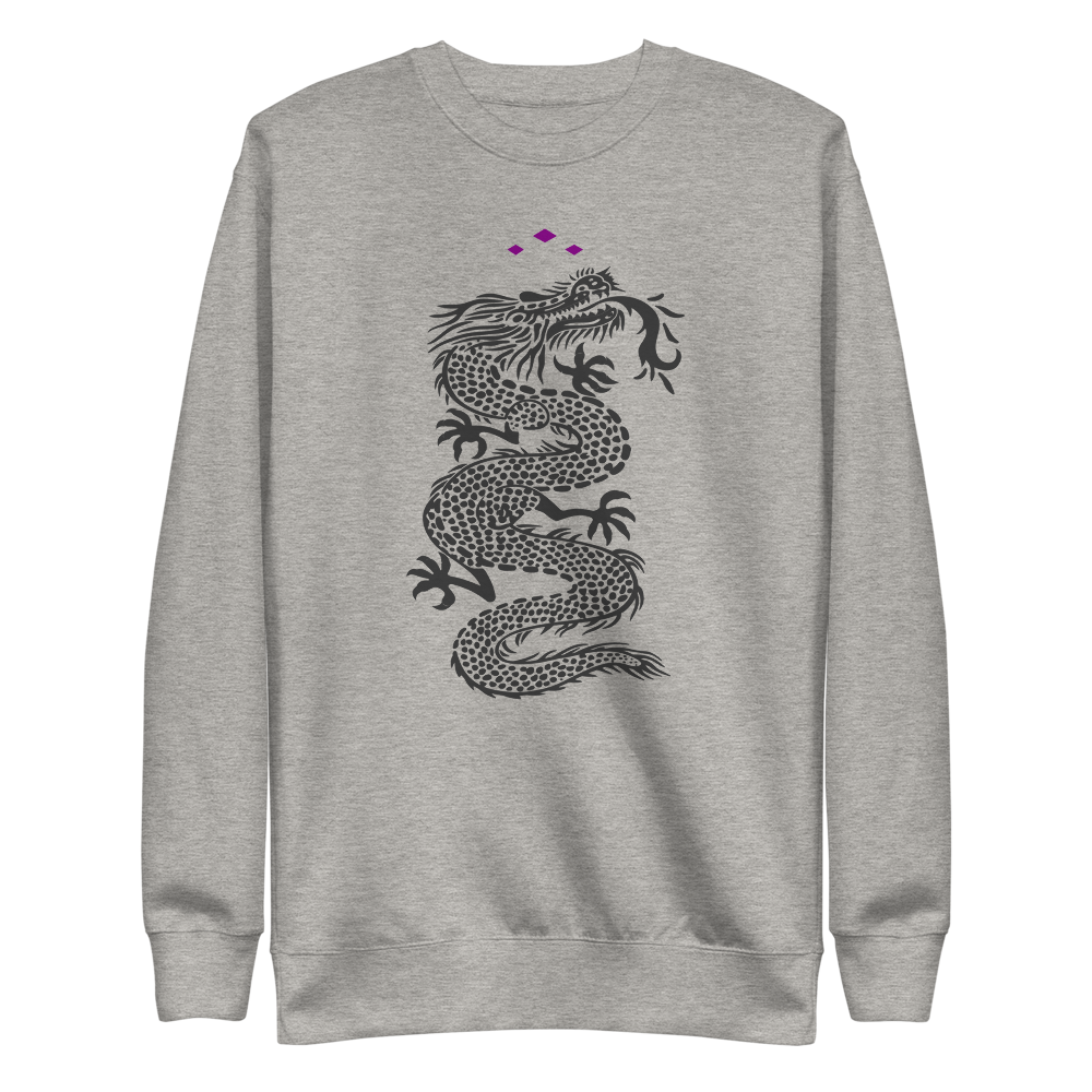 Dragon | Grey On Grey Sweatshirt