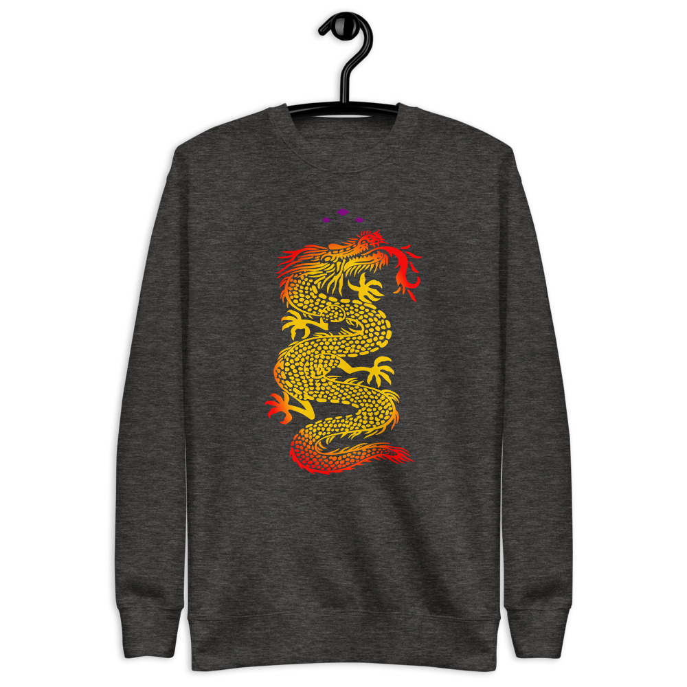 Dragon | Colors On Charcoal Sweatshirt