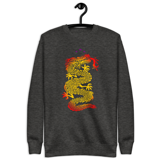 Dragon | Colors On Charcoal Sweatshirt