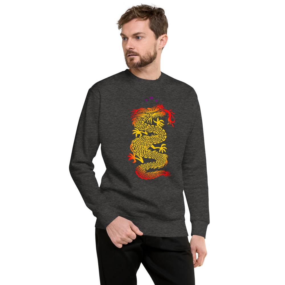 Dragon | Colors On Charcoal Sweatshirt