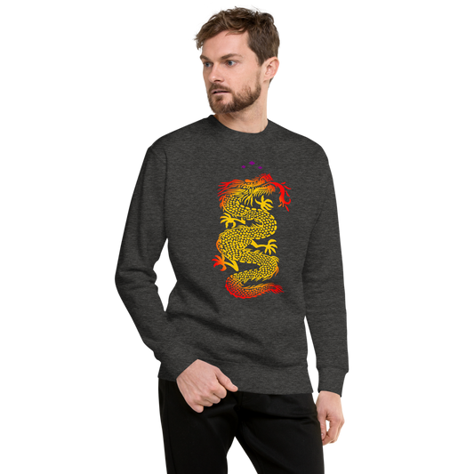 Dragon | Colors On Charcoal Sweatshirt