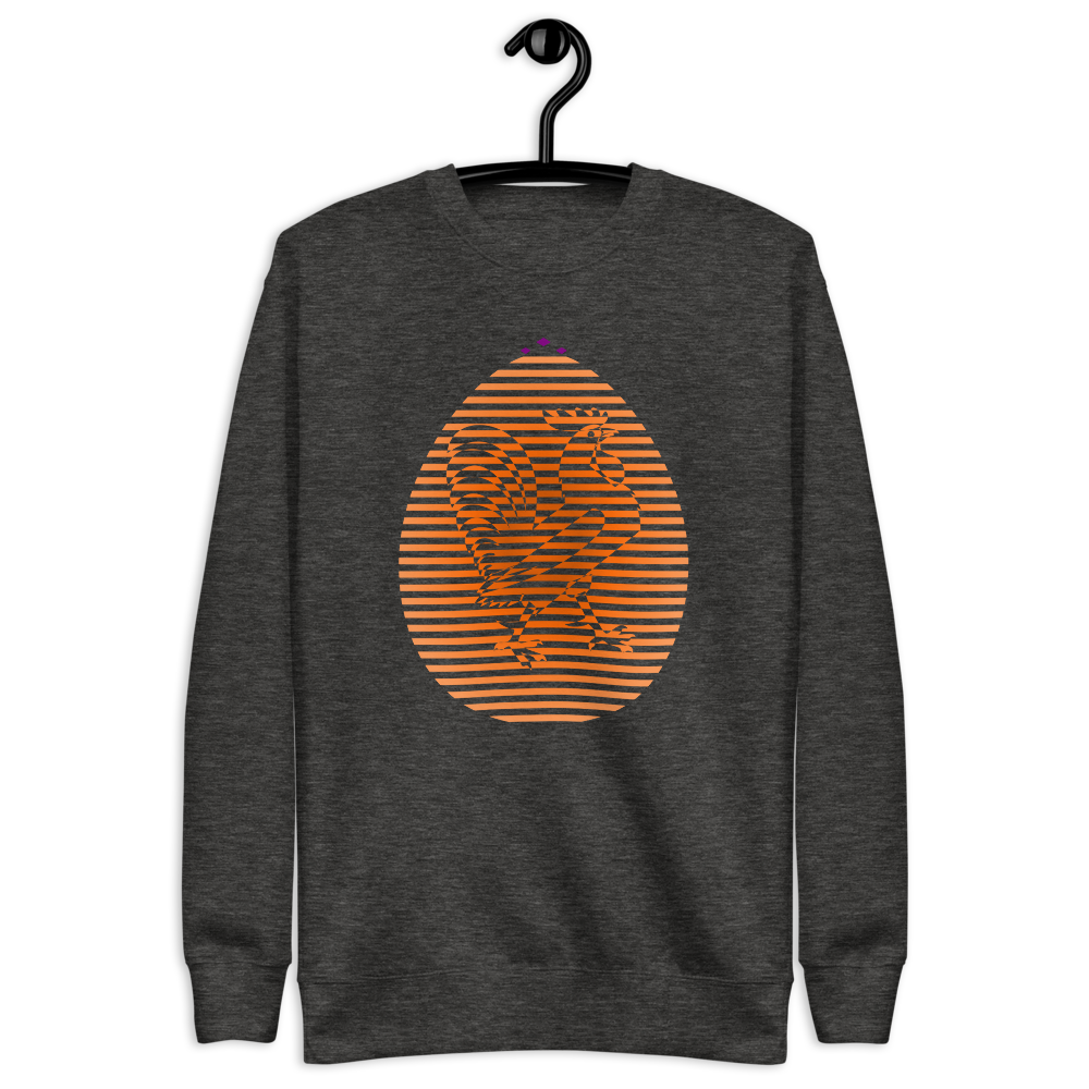 Rooster | Copper On Charcoal Sweatshirt