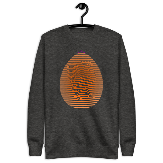 Rooster | Copper On Charcoal Sweatshirt