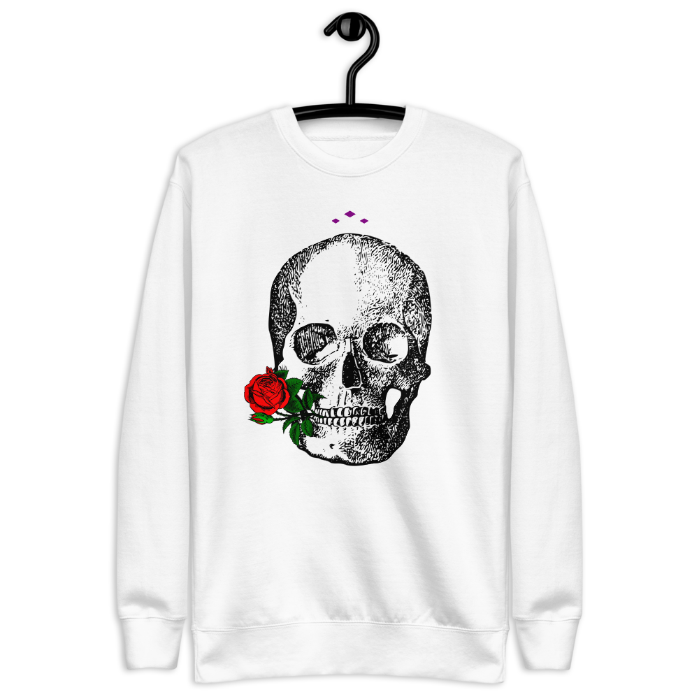 Romance 4Ever | Black On White Sweatshirt