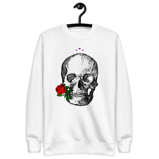 Romance 4Ever | Black On White Sweatshirt