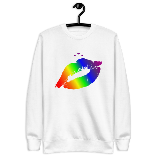 Kiss Me | All You Want On White Sweatshirt