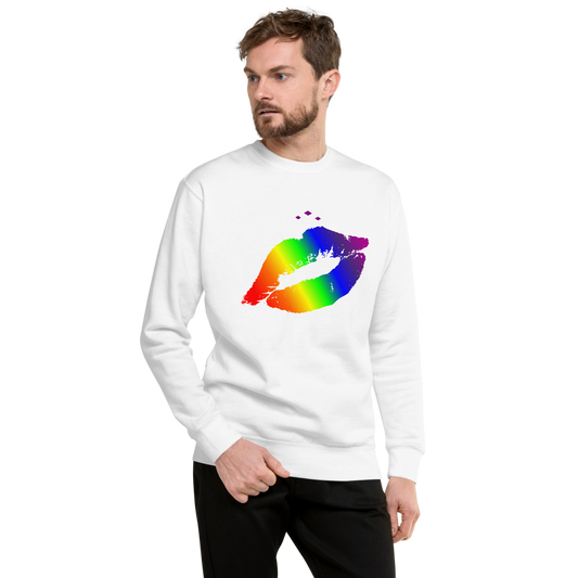 Kiss Me | All You Want On White Sweatshirt