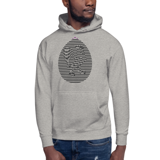 Rooster | Grey On Grey Hoodie