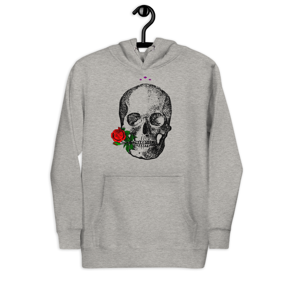 Romance 4Ever | Black On Grey Hoodie