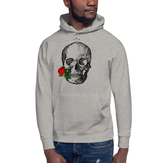 Romance 4Ever | Black On Grey Hoodie