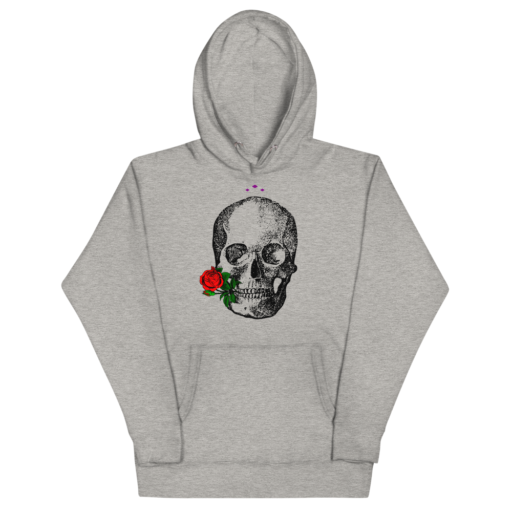 Romance 4Ever | Black On Grey Hoodie