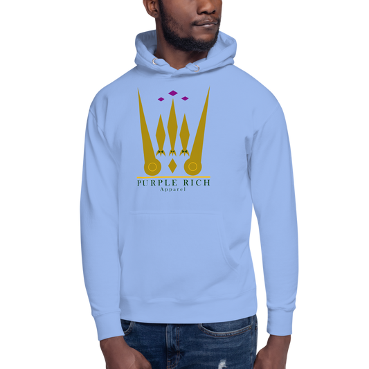 Purple Rich Apparel | Colors On Blue Hoodie