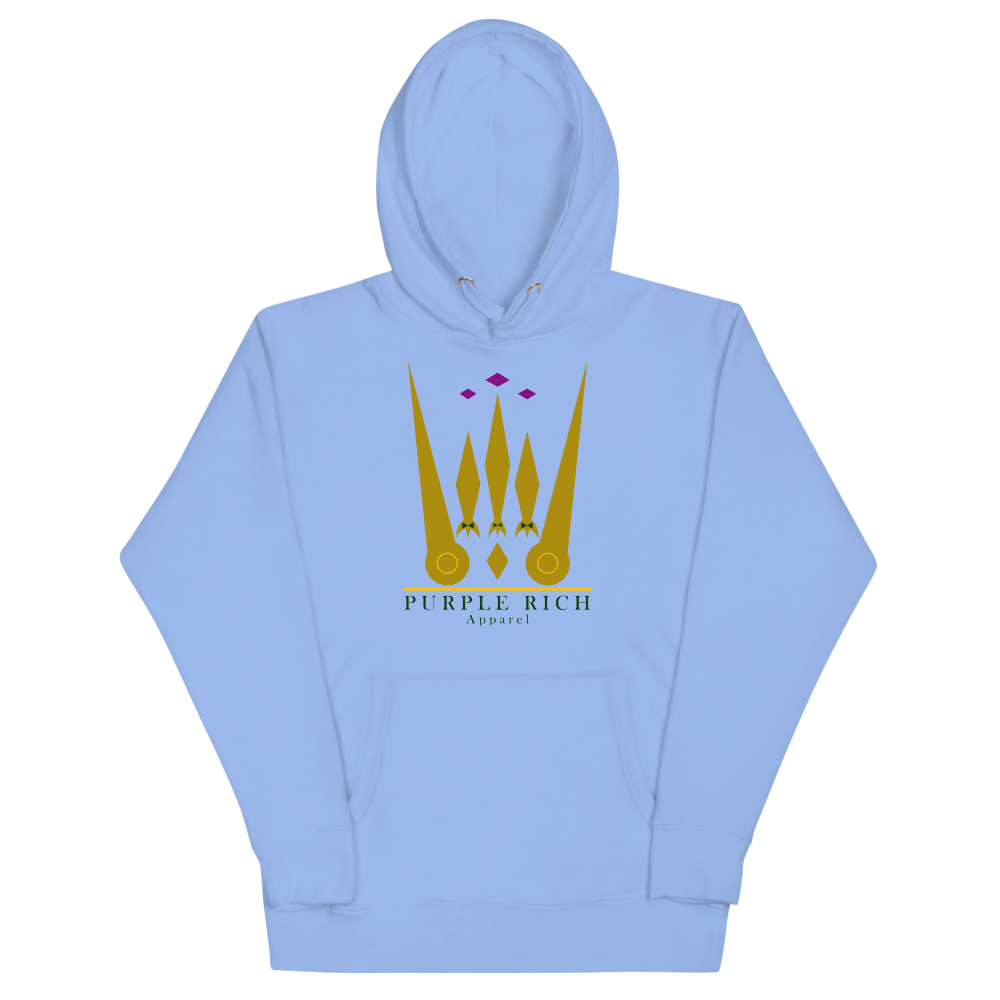 Purple Rich Apparel | Colors On Blue Hoodie