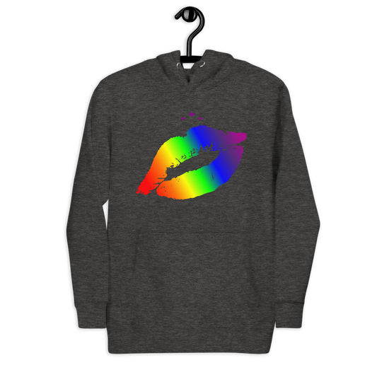 Kiss Me | All You Want On Charcoal Hoodie