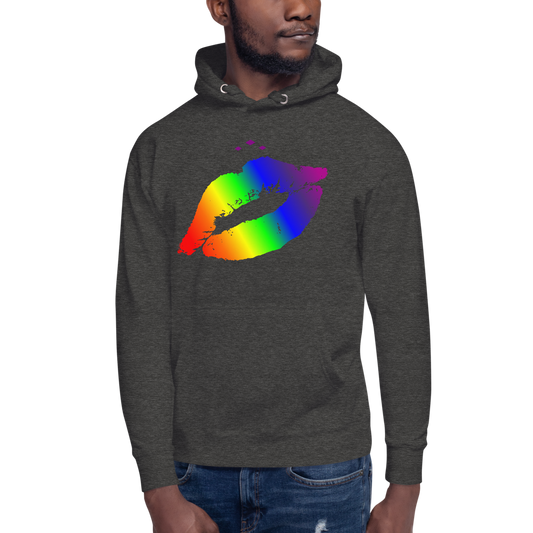 Kiss Me | All You Want On Charcoal Hoodie